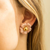 Brinco Primavera - Banhado a Ouro - Hipoalergênico